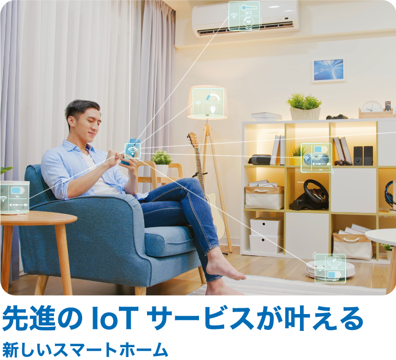 先進のIoTサービスが叶える新しいスマートホーム